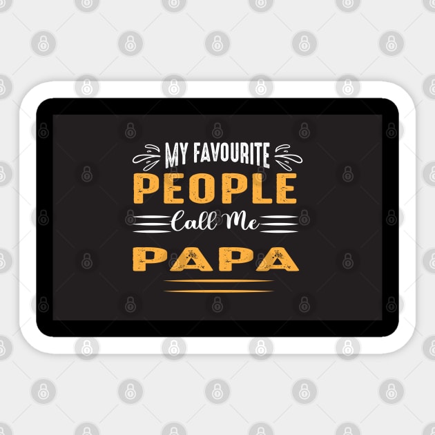 papa t shirt design Sticker by Designdaily